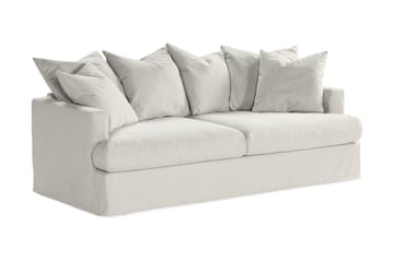 Menard 3-seters Dyp Stoffsofa - Lys grå - Møbler - Sofaer - 3 seter sofa