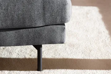 Menard 3-seters Dyp Stoffsofa - Mørk grå - Møbler - Sofaer - 3 seter sofa