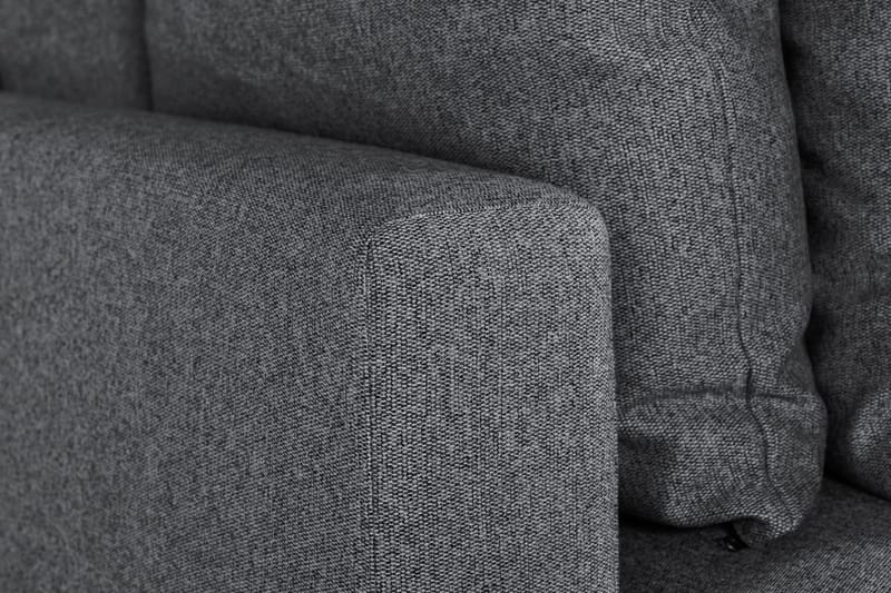 Menard 3-seters Dyp Stoffsofa - Mørk grå - Møbler - Sofaer - 3 seter sofa