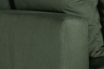 Menard 3-seters Manchestersofa - Grønn - Møbler - Sofaer - 3 seter sofa