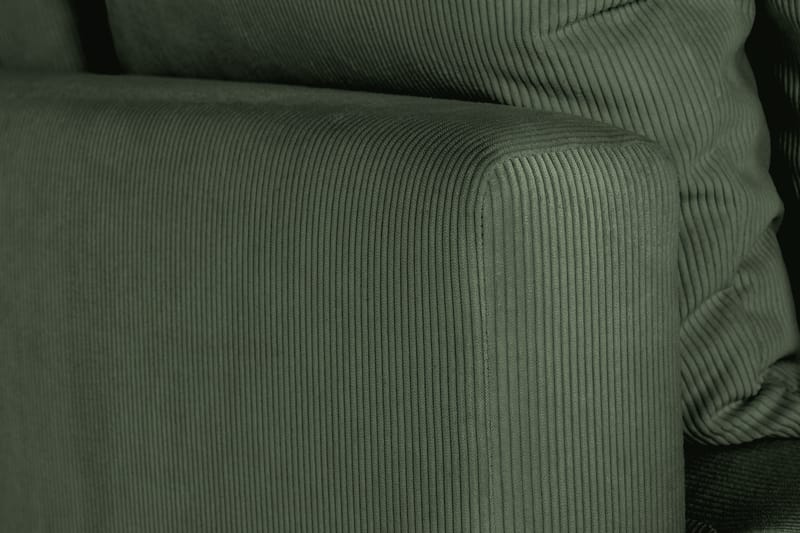 Menard 3-seters Manchestersofa - Grønn - Møbler - Sofaer - 3 seter sofa