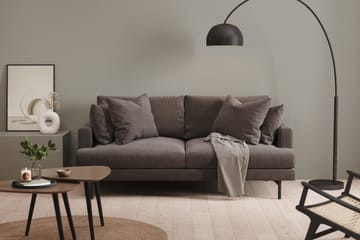 Menard 3-seters Manchestersofa - Mørk grå - Møbler - Sofaer - 3 seter sofa
