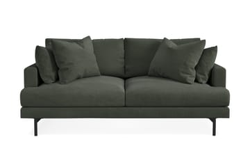 Menard 3-seters Manchestersofa - Mørk grønn - Møbler - Sofaer - 3 seter sofa