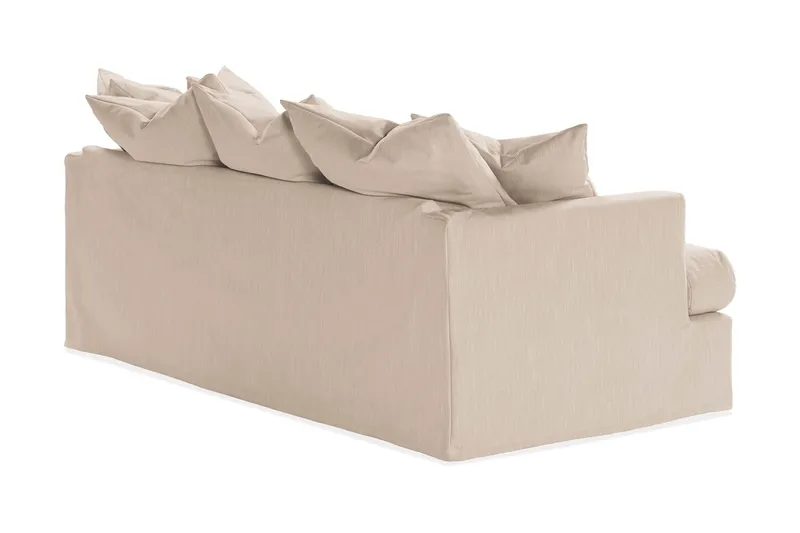 Menard 3-seters Stoffsofa - Beige - Møbler - Sofaer - 3 seter sofa