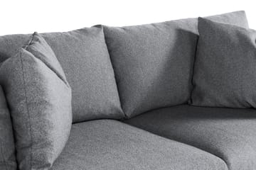 Menard 3-seters Stoffsofa - Grå - Møbler - Sofaer - 3 seter sofa