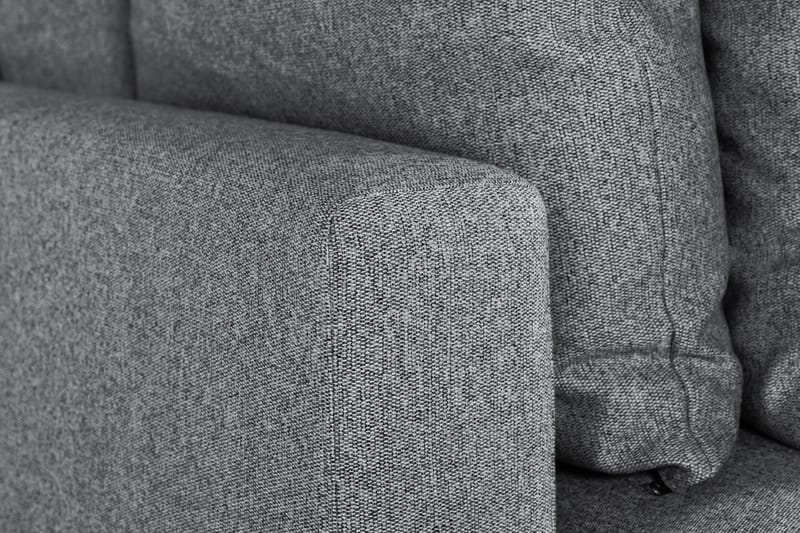 Menard 3-seters Stoffsofa - Grå - Møbler - Sofaer - 3 seter sofa