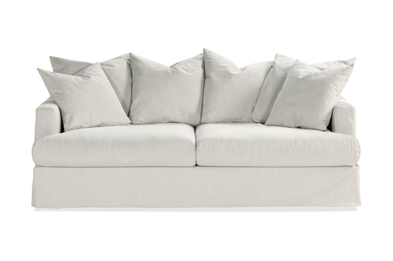 Menard 3-seters Stoffsofa - Lys grå - Møbler - Sofaer - 3 seter sofa