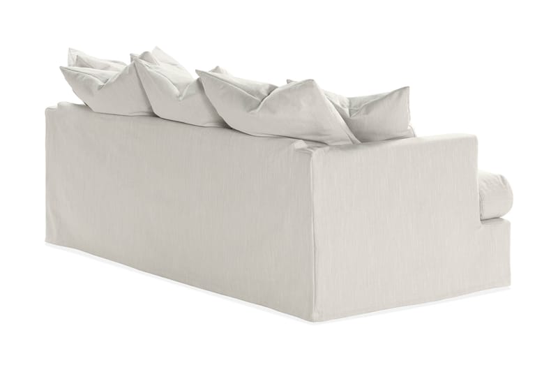 Menard 3-seters Stoffsofa - Lys grå - Møbler - Sofaer - 3 seter sofa