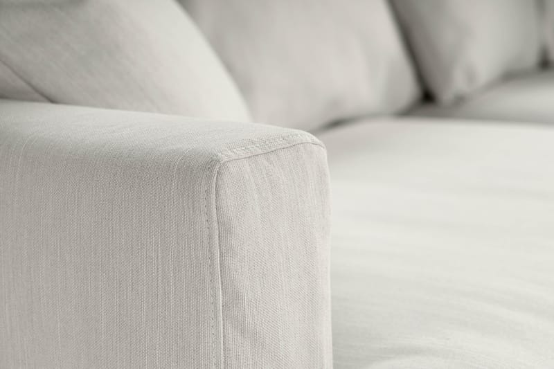 Menard 3-seters Stoffsofa - Lys grå - Møbler - Sofaer - 3 seter sofa