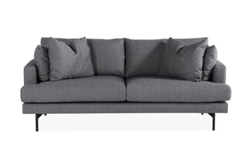 Menard 3-seters Stoffsofa - Mørk grå - Møbler - Sofaer - 3 seter sofa