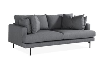 Menard 3-seters Stoffsofa - Mørk grå - Møbler - Sofaer - 3 seter sofa