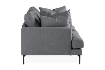 Menard 3-seters Stoffsofa - Mørk grå - Møbler - Sofaer - 3 seter sofa