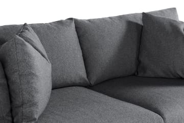 Menard 3-seters Stoffsofa - Mørk grå - Møbler - Sofaer - 3 seter sofa