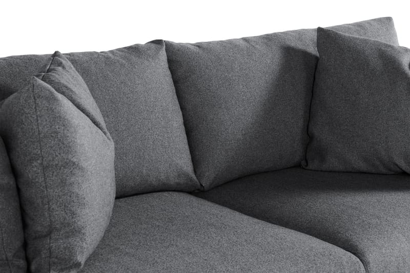Menard 3-seters Stoffsofa - Mørk grå - Møbler - Sofaer - 3 seter sofa