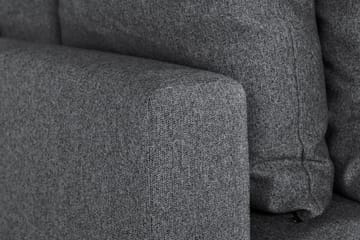 Menard 3-seters Stoffsofa - Mørk grå - Møbler - Sofaer - 3 seter sofa