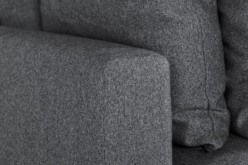 Menard 3-seters Stoffsofa - Mørk grå - Møbler - Sofaer - 3 seter sofa
