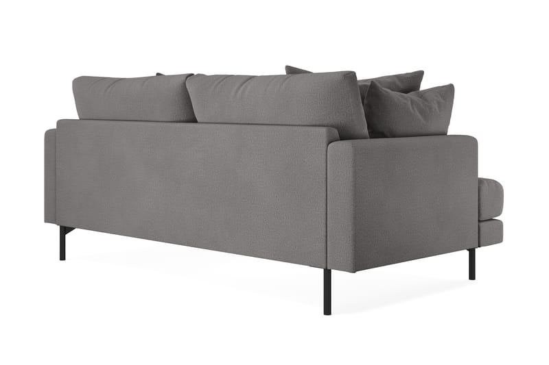 Menard 3-seters Stoffsofa - Mørk grå - Møbler - Sofaer - 3 seter sofa