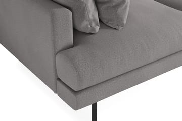 Menard 3-seters Stoffsofa - Mørk grå - Møbler - Sofaer - 3 seter sofa
