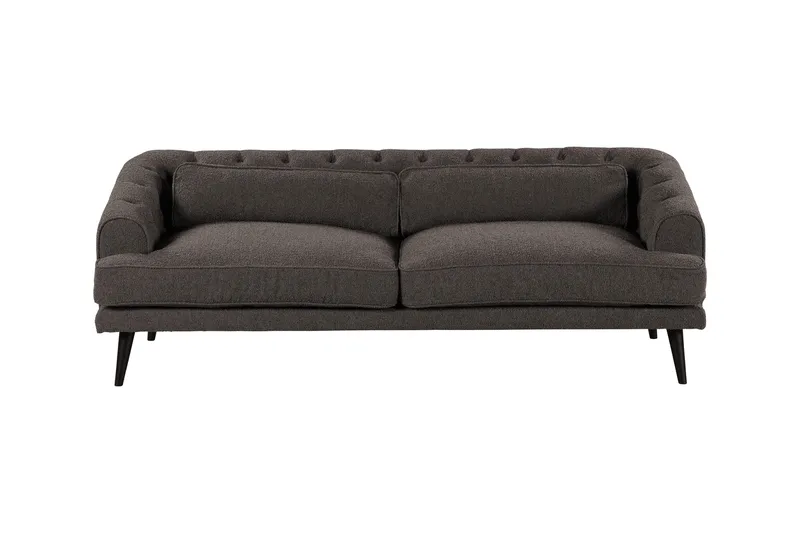 Meredith 3-seters Sofa - Grå - Møbler - Sofaer - 3 seter sofa