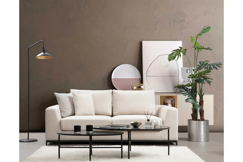 Mezonzo 3-seter Sofa - Beige - Møbler - Sofaer - 3 seter sofa