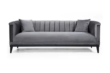 Mezonzo 3-seter Sofa - Grå - Møbler - Sofaer - 3 seter sofa