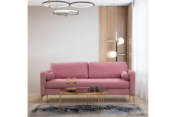 Mirrilnesh Sofa 3-seter - Rosa - Møbler - Sofaer - 3 seter sofa