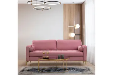 Mirrilnesh Sofa 3-seter - Rosa - Møbler - Sofaer - 3 seter sofa