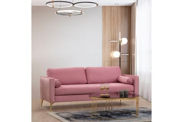 Mirrilnesh Sofa 3-seter - Rosa - Møbler - Sofaer - 3 seter sofa