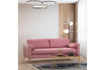 Mirrilnesh Sofa 3-seter - Rosa - Møbler - Sofaer - 3 seter sofa