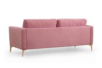 Mirrilnesh Sofa 3-seter - Rosa - Møbler - Sofaer - 3 seter sofa
