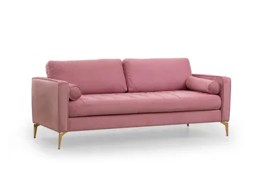 Mirrilnesh Sofa 3-seter - Rosa - Møbler - Sofaer - 3 seter sofa