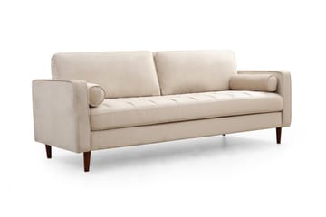 Mirrilnesh Sofa 3-seters - Beige - Møbler - Sofaer - 3 seter sofa