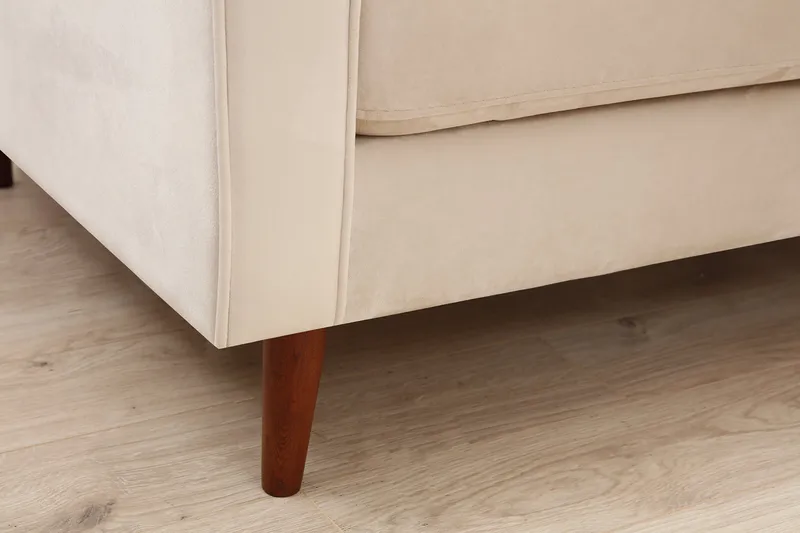 Mirrilnesh Sofa 3-seters - Beige - Møbler - Sofaer - 3 seter sofa