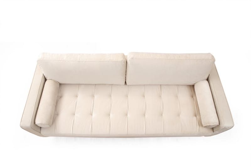 Mirrilnesh Sofa 3-seters - Beige - Møbler - Sofaer - 3 seter sofa