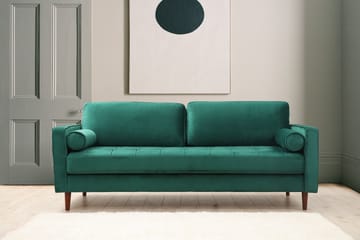 Mirrilnesh Sofa 3-seters - Grønn - Møbler - Sofaer - 3 seter sofa