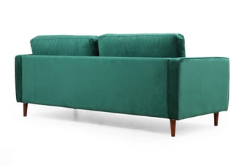Mirrilnesh Sofa 3-seters - Grønn - Møbler - Sofaer - 3 seter sofa