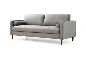 Mirrilnesh Sofa 3-seters - Lysegrå - Møbler - Sofaer - 3 seter sofa