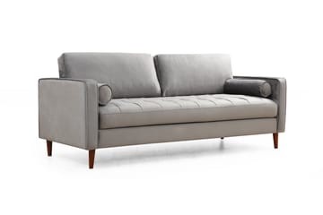 Mirrilnesh Sofa 3-seters - Lysegrå - Møbler - Sofaer - 3 seter sofa