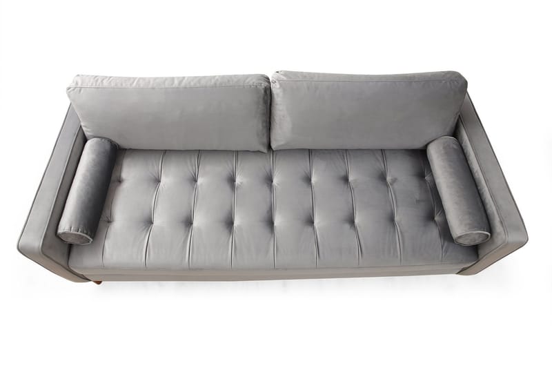 Mirrilnesh Sofa 3-seters - Lysegrå - Møbler - Sofaer - 3 seter sofa