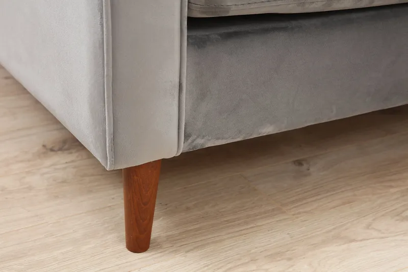 Mirrilnesh Sofa 3-seters - Lysegrå - Møbler - Sofaer - 3 seter sofa