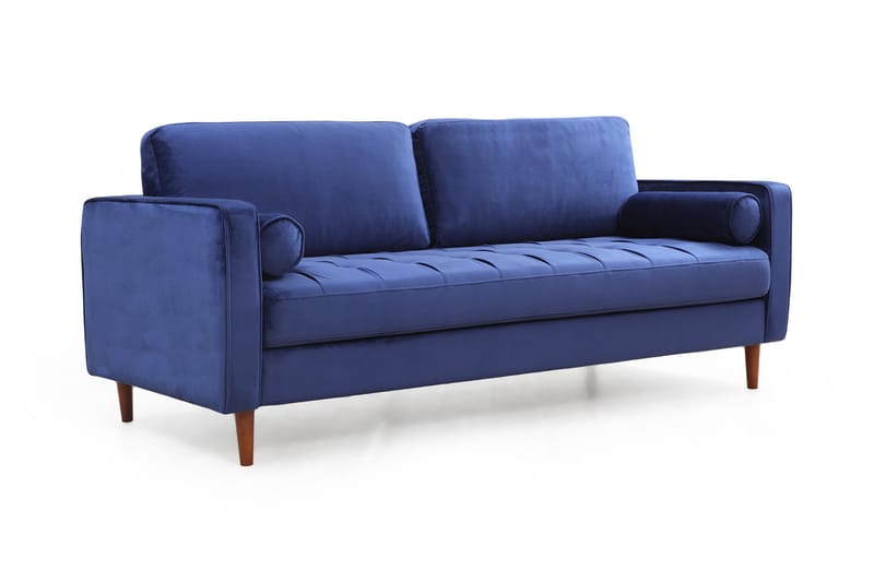 Mirrilnesh Sofa 3-seters - Marineblå - Møbler - Sofaer - 3 seter sofa