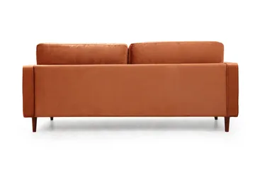 Mirrilnesh Sofa 3-seters - Oransje - Møbler - Sofaer - 3 seter sofa
