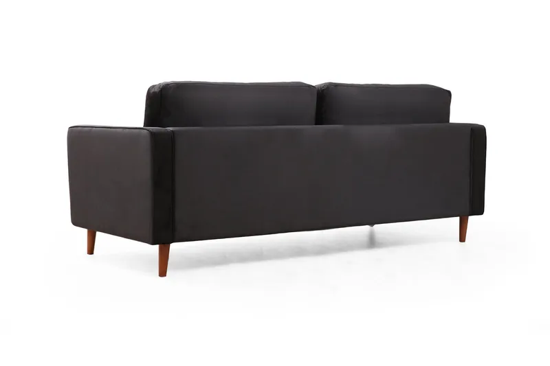 Mirrilnesh Sofa 3-seters - Svart - Møbler - Sofaer - 3 seter sofa