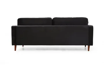Mirrilnesh Sofa 3-seters - Svart - Møbler - Sofaer - 3 seter sofa