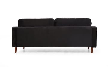 Mirrilnesh Sofa 3-seters - Svart - Møbler - Sofaer - 3 seter sofa