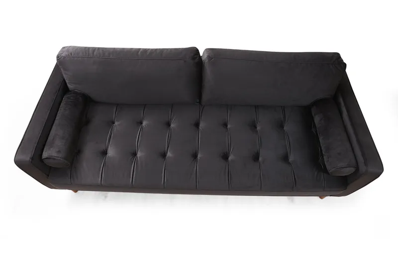 Mirrilnesh Sofa 3-seters - Svart - Møbler - Sofaer - 3 seter sofa
