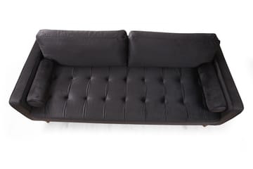 Mirrilnesh Sofa 3-seters - Svart - Møbler - Sofaer - 3 seter sofa