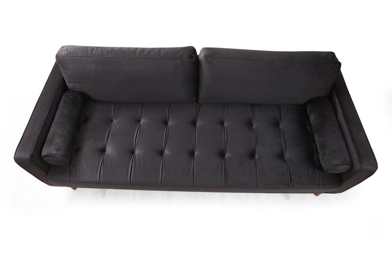 Mirrilnesh Sofa 3-seters - Svart - Møbler - Sofaer - 3 seter sofa