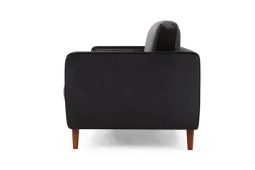 Mirrilnesh Sofa 3-seters - Svart - Møbler - Sofaer - 3 seter sofa