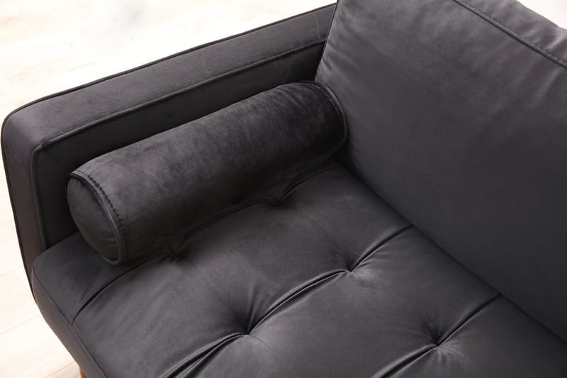 Mirrilnesh Sofa 3-seters - Svart - Møbler - Sofaer - 3 seter sofa